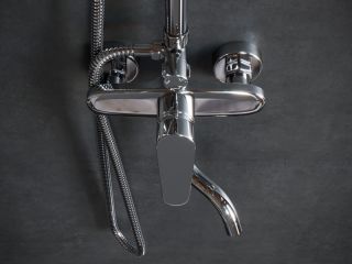 Душевая стойка Laguraty 17059 с изливом хром